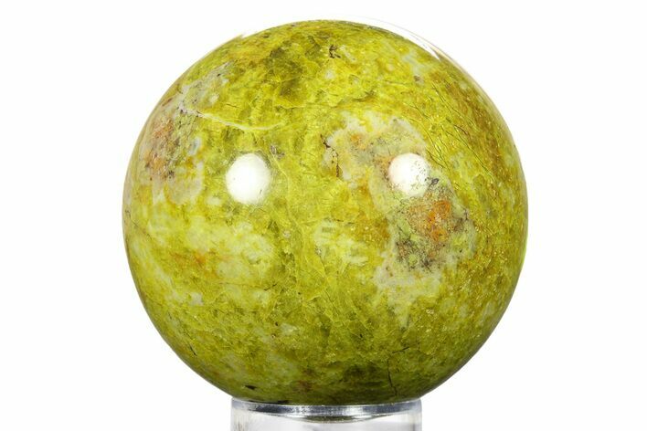 Polished Green Opal Sphere - Madagascar #290923